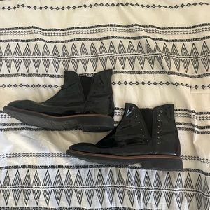 Black ankle boots